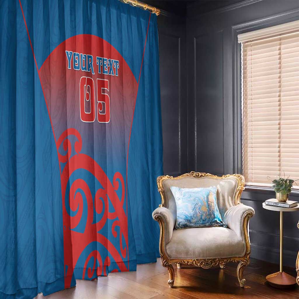 Custom St Joseph's Maori Girls' College Window Curtain Maori Koru Pattern LT05 - Polynesian Pride