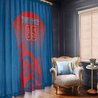 Custom St Joseph's Maori Girls' College Window Curtain Maori Koru Pattern LT05 - Polynesian Pride