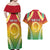 Personalised Vanuatu Couples Matching Off Shoulder Maxi Dress and Hawaiian Shirt Proud To Be A Ni-Van With Tribal Pattern