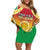 Personalised Vanuatu Family Matching Off Shoulder Short Dress and Hawaiian Shirt Proud To Be A Ni-Van With Tribal Pattern