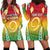 Personalised Vanuatu Hoodie Dress Proud To Be A Ni-Van With Tribal Pattern