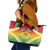 Vanuatu Leather Tote Bag Proud To Be A Ni-Van With Tribal Pattern