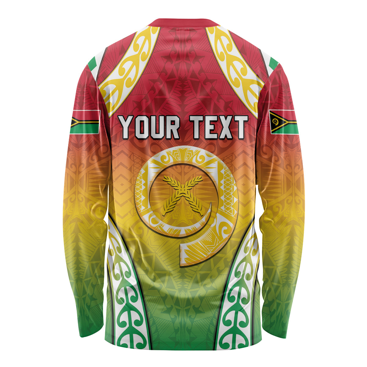 Personalised Vanuatu Long Sleeve Shirt Proud To Be A Ni-Van With Tribal Pattern LT05 - Polynesian Pride