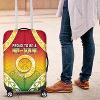 Vanuatu Luggage Cover Proud To Be A Ni-Van With Tribal Pattern LT05 Reggae - Polynesian Pride