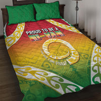 Vanuatu Quilt Bed Set Proud To Be A Ni-Van With Tribal Pattern LT05 Reggae - Polynesian Pride