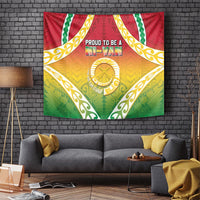 Vanuatu Tapestry Proud To Be A Ni-Van With Tribal Pattern LT05 - Polynesian Pride