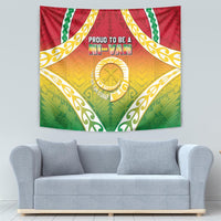 Vanuatu Tapestry Proud To Be A Ni-Van With Tribal Pattern LT05 - Polynesian Pride