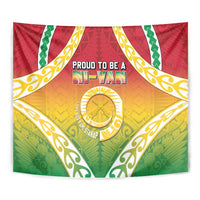 Vanuatu Tapestry Proud To Be A Ni-Van With Tribal Pattern LT05 - Polynesian Pride