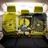 New Caledonia Day Back Car Seat Cover Kanaky Flag Coat Of Arms Polynesian Pattern LT05 - Polynesian Pride