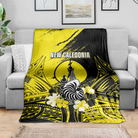 New Caledonia Day Blanket Kanaky Flag Coat Of Arms Polynesian Pattern LT05 - Polynesian Pride