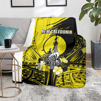 New Caledonia Day Blanket Kanaky Flag Coat Of Arms Polynesian Pattern LT05 - Polynesian Pride