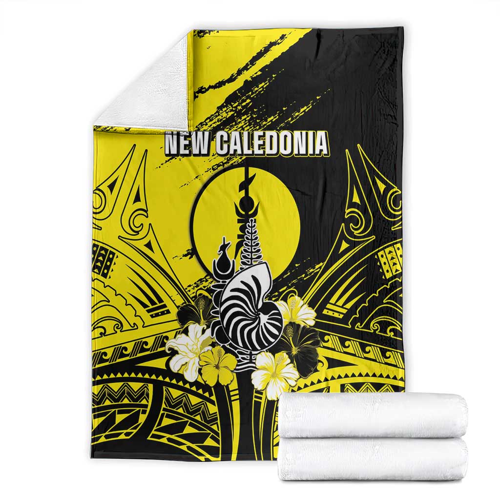 New Caledonia Day Blanket Kanaky Flag Coat Of Arms Polynesian Pattern LT05 - Polynesian Pride