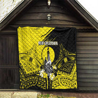 New Caledonia Day Quilt Kanaky Flag Coat Of Arms Polynesian Pattern LT05 - Polynesian Pride