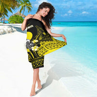 New Caledonia Day Sarong Kanaky Flag Coat Of Arms Polynesian Pattern LT05 - Polynesian Pride