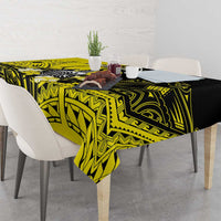 New Caledonia Day Tablecloth Kanaky Flag Coat Of Arms Polynesian Pattern LT05 - Polynesian Pride