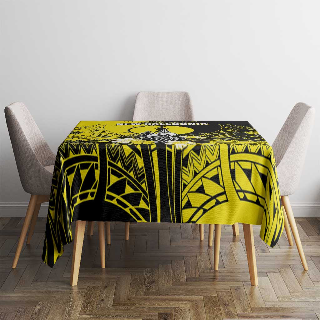New Caledonia Day Tablecloth Kanaky Flag Coat Of Arms Polynesian Pattern LT05 - Polynesian Pride