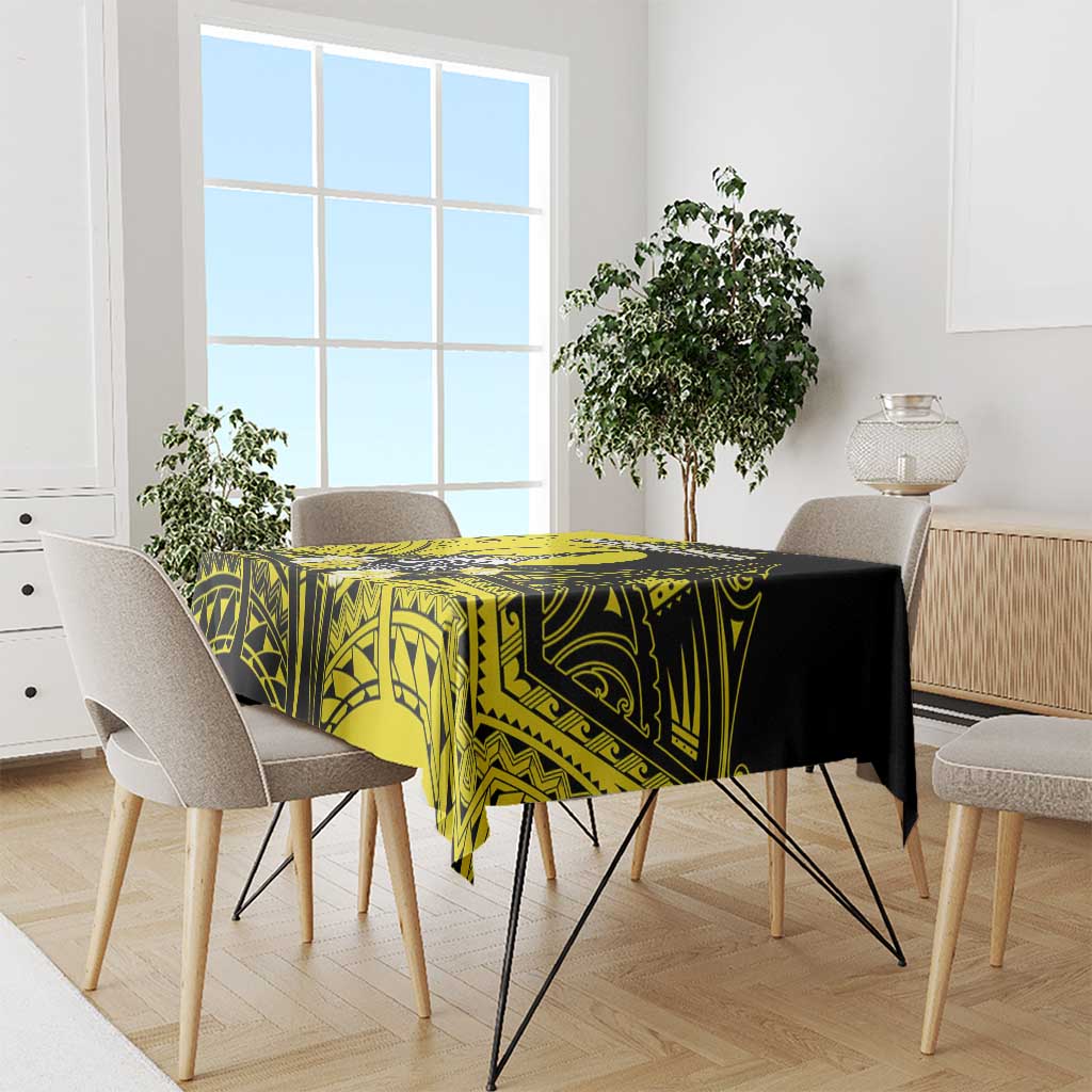 New Caledonia Day Tablecloth Kanaky Flag Coat Of Arms Polynesian Pattern LT05 - Polynesian Pride