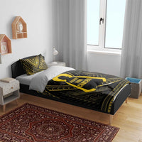 Polynesia Childhood Cancer Awareness Bedding Set You Are Stronger Than Cancer LT05 - Polynesian Pride