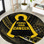 Polynesia Childhood Cancer Awareness Round Carpet You Are Stronger Than Cancer