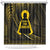 Polynesia Childhood Cancer Awareness Shower Curtain You Are Stronger Than Cancer