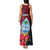 Guam Tank Maxi Dress Latte Stone Mix Bougainvillea Polynesian Pattern LT05 - Polynesian Pride