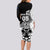 Custom New Zealand Fern Rugby Long Sleeve Bodycon Dress World Cup 2023 Go Aotearoa Maori Pattern LT05 - Polynesian Pride