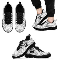 Custom New Zealand Fern Rugby Sneakers Go Aotearoa Maori Pattern LT05 - Polynesian Pride