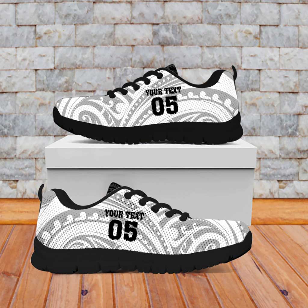 Custom New Zealand Fern Rugby Sneakers Go Aotearoa Maori Pattern LT05 - Polynesian Pride