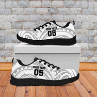 Custom New Zealand Fern Rugby Sneakers Go Aotearoa Maori Pattern LT05 - Polynesian Pride