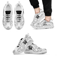 Custom New Zealand Fern Rugby Sneakers Go Aotearoa Maori Pattern LT05 - Polynesian Pride