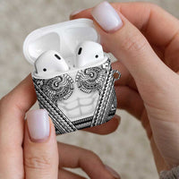 Polynesian Tattoo Inspired Cosplay Costume AirPods Case Tribal Warrior White LT05 - Polynesian Pride