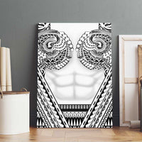 Polynesian Tattoo Inspired Cosplay Costume Canvas Wall Art Tribal Warrior White LT05 - Polynesian Pride