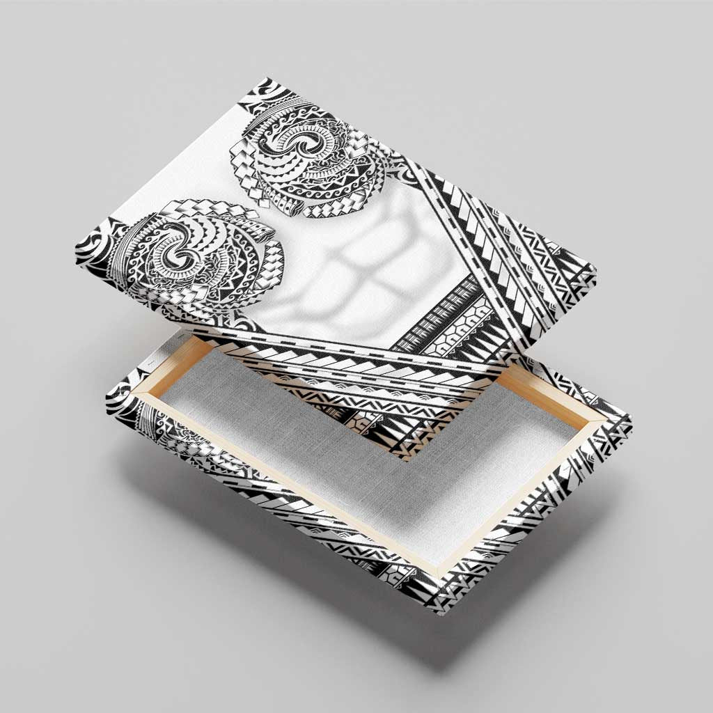 Polynesian Tattoo Inspired Cosplay Costume Canvas Wall Art Tribal Warrior White LT05 - Polynesian Pride