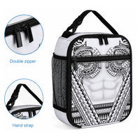 Polynesian Tattoo Inspired Cosplay Costume Lunch Bag Tribal Warrior White LT05 - Polynesian Pride