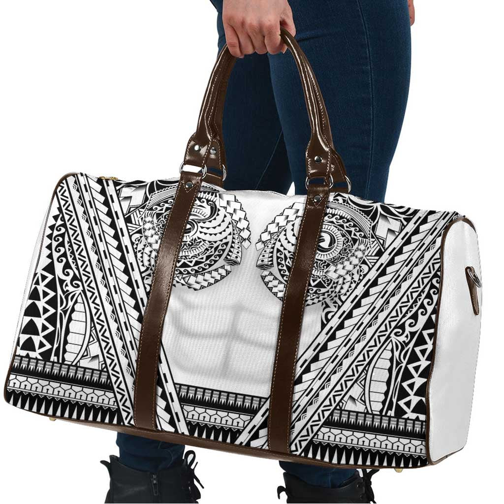 Polynesian Tattoo Inspired Cosplay Costume Travel Bag Tribal Warrior White LT05 - Polynesian Pride
