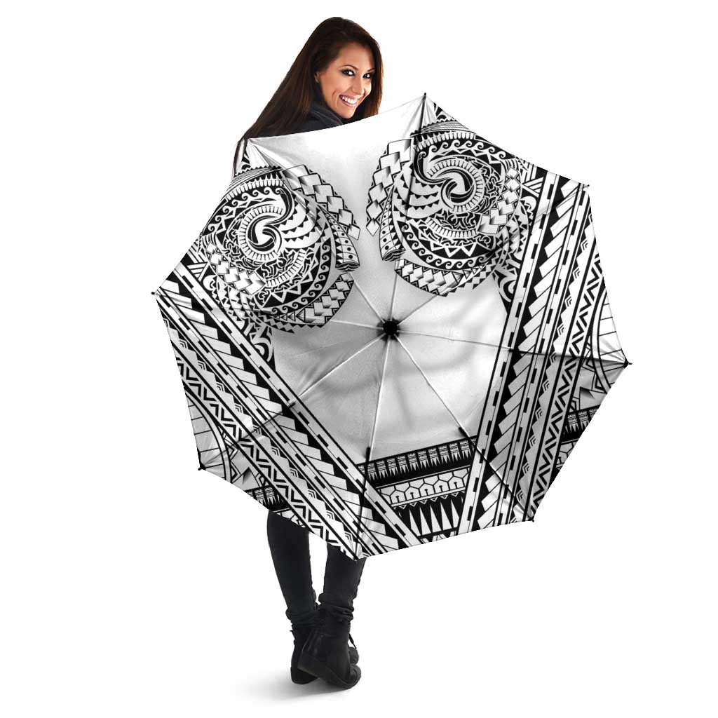 Polynesian Tattoo Inspired Cosplay Costume Umbrella Tribal Warrior White LT05 - Polynesian Pride