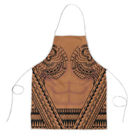 Polynesian Tattoo Inspired Cosplay Costume Apron Tribal Warrior LT05 Brown - Polynesian Pride