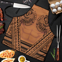 Polynesian Tattoo Inspired Cosplay Costume Apron Tribal Warrior LT05 Brown - Polynesian Pride