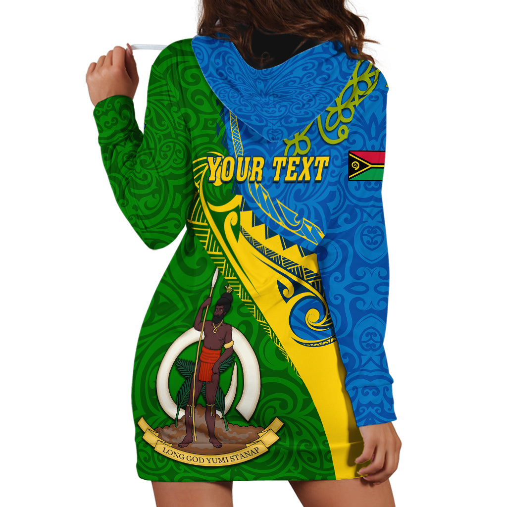 Personalized Malampa Day Hoodie Dress Sand Drawing Vanuatuan Pattern LT05 - Polynesian Pride