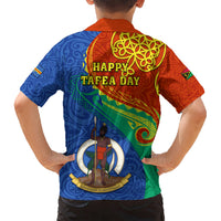 Tafea Day Kid Hawaiian Shirt Sand Drawing Vanuatuan Pattern LT05 - Polynesian Pride