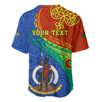 Personalized Tafea Day Baseball Jersey Sand Drawing Vanuatuan Pattern LT05 - Polynesian Pride
