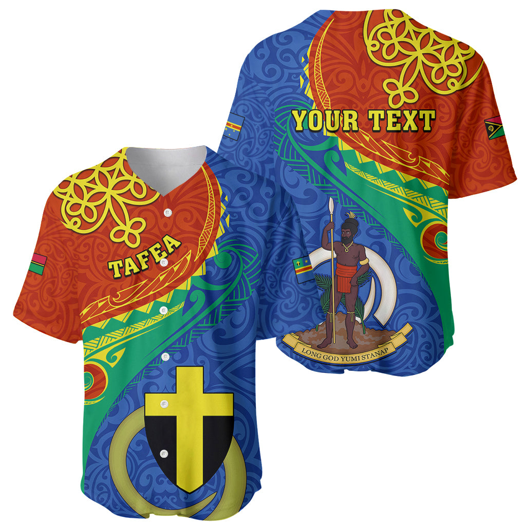 Personalized Tafea Day Baseball Jersey Sand Drawing Vanuatuan Pattern LT05 - Polynesian Pride