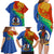 Personalized Tafea Day Family Matching Long Sleeve Bodycon Dress and Hawaiian Shirt Sand Drawing Vanuatuan Pattern LT05 - Polynesian Pride