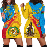 Torba Day Hoodie Dress Sand Drawing Vanuatuan Pattern LT05 - Polynesian Pride