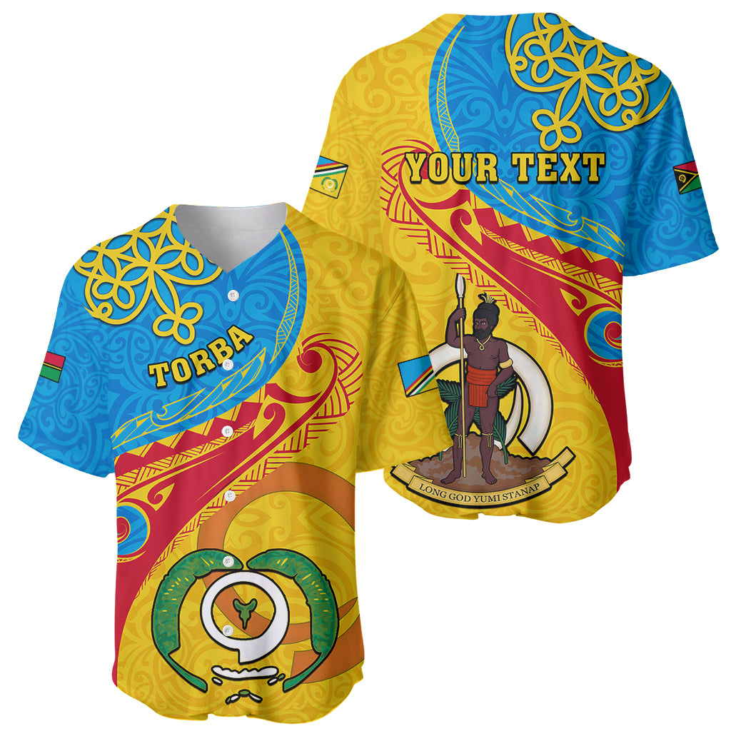 Personalized Torba Day Baseball Jersey Sand Drawing Vanuatuan Pattern LT05 - Polynesian Pride