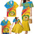 Personalized Torba Day Family Matching Mermaid Dress and Hawaiian Shirt Sand Drawing Vanuatuan Pattern LT05 - Polynesian Pride