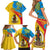 Personalized Torba Day Family Matching Short Sleeve Bodycon Dress and Hawaiian Shirt Sand Drawing Vanuatuan Pattern LT05 - Polynesian Pride