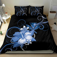 Hawaii Makahiki Kanaka Maoli Bedding Set Blue Hibiscus Floral Vibes LT05 - Polynesian Pride