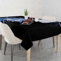 Hawaii Makahiki Kanaka Maoli Tablecloth Blue Hibiscus Floral Vibes LT05 - Polynesian Pride