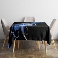 Hawaii Makahiki Kanaka Maoli Tablecloth Blue Hibiscus Floral Vibes LT05 - Polynesian Pride